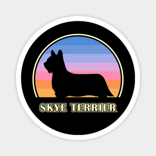 Skye Terrier Vintage Sunset Dog Magnet